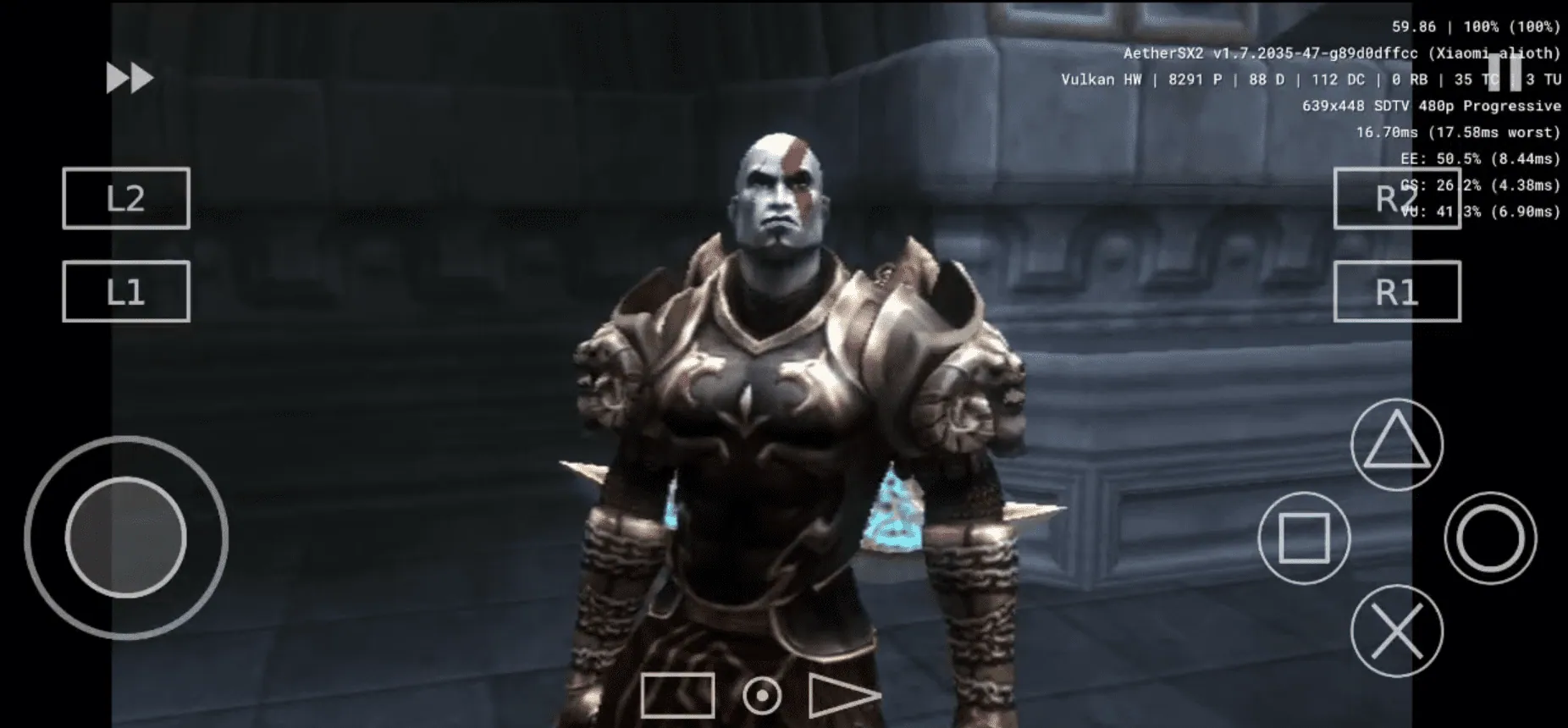 تحميل god of war 2 للاندرويد aether sx2